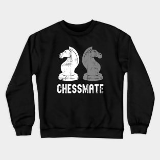 Chessmate Funny Chess Player Game Partner Friends Crewneck Sweatshirt